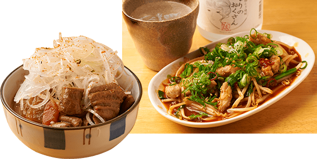 セセリともやしのピリ辛炒め